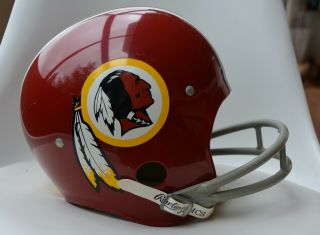 Vintage Washington Redskins 1970s Nfl Rawlings Football Large Helmet W/chinstrap