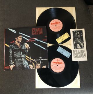 Elvis Presley The Burbank Session Vol.  2 Double Lp AudifÖn,  Concert Tickets
