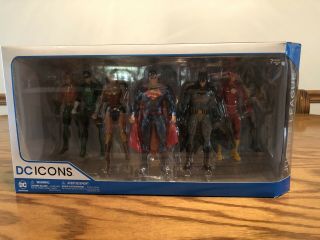 Dc Icons Universe Rebirth Justice League 7 - Pack