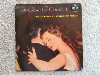 Too Close For Comfort: The Confrey Phillips Trio: rare Jazz Vinyl LP: LK4209 2