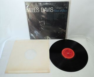 1971 Miles Davis " Kind Of Blue " Lp Pc - 8163 - Vg,  /ex