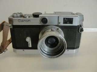 Vintage Canon Model Vi - T Camera W/ Ernst Leitz Gmbh Wetzlar 1:5 Lens Summaron