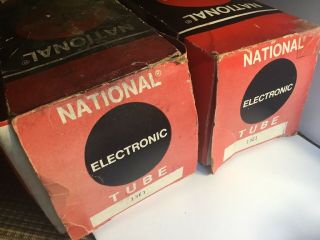 (2) 13e1 Audio Radio Vintage Tube Made In England Own Cartons