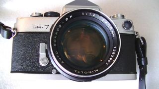 Vintage Minolta Sr - 7 Film Camera