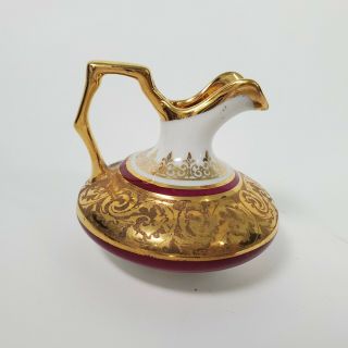 P Pastaud Limoge Gold Gilded Miniature Vase