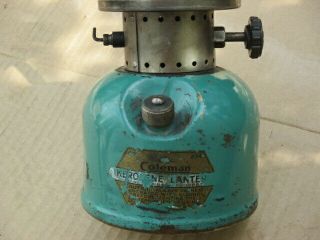 Rare Vintage Coleman No.  234 Seafoam Kerosene Or Gasoline Lantern November 1935 3