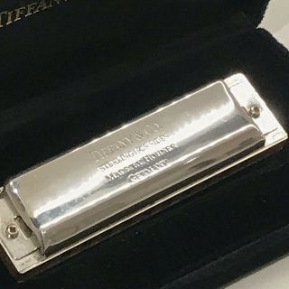 TIFFANY & Co.  VINTAGE STERLING SILVER 925 SIDES HARMONICA by HOHNER GERMANY 90s 3