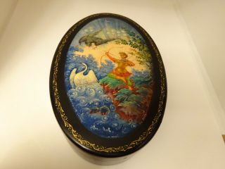 Russian Palekh Box Signed By The Artist Xpayn 2495