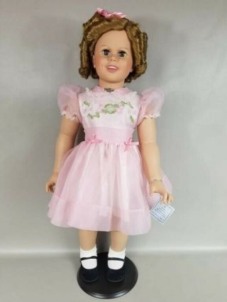 Vintage Patti Playpal Shirley Temple Doll 35 " All Porcelain By Danbury