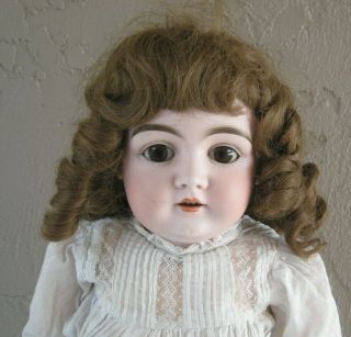 Antique Kestner 146 Bisque Head 23 " Doll Sleep Eyes Compo Body Jd21