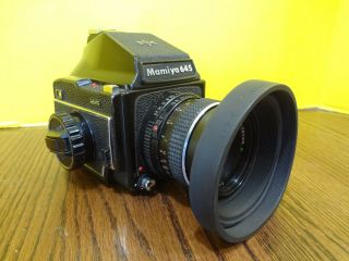 Vintage MAMIYA 645 Camera with 1:2.  8 80mm Lens Parts / Repair FAST S/H 2