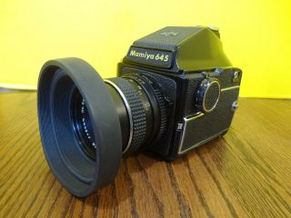 Vintage MAMIYA 645 Camera with 1:2.  8 80mm Lens Parts / Repair FAST S/H 3
