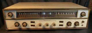 Vintage Kenwood Kw - 60 Deluxe Am - Fm Stereo Multiplex Tube Receiver Amplifier