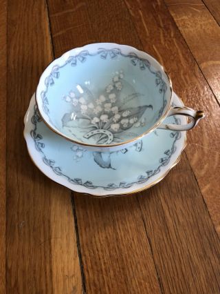 Antique Paragon To The Bride Cup Saucer.  Lily Of The Valley