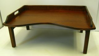 Vintage Wooden Folding Bed Tray Lap Desk Breakfast Reading Laptop Readsboro Vt