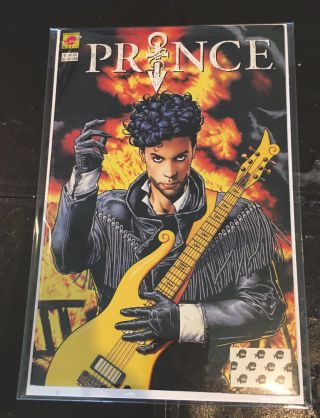 Prince: Alter Ego 1,  Piranha,  (1st Print),  1991,  N Photo Back Cover W@w