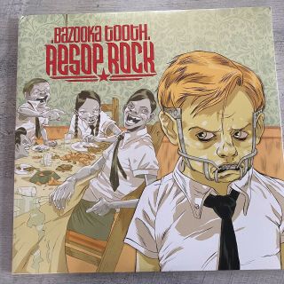 Aesop Rock - Bazooka Tooth Vinyl Record 3lp Bbc - 93138 2013 Block Chop Vg,