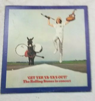 The Rolling Stones “get Your Ya Yas Out” Vinyl Record Album Lp 12” Live Rock 70s