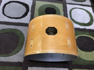 Gretsch 70s Vintage 8x12 Tom Drum Shell With Badge Maple Finish