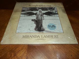 Miranda Lambert The Weight Of These Wings 3 X 12 " Vinyl Oop Country
