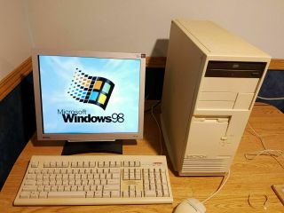 Micron Millenia Pentium 133 Retro Dos Windows 98 Vintage Gaming Ibm