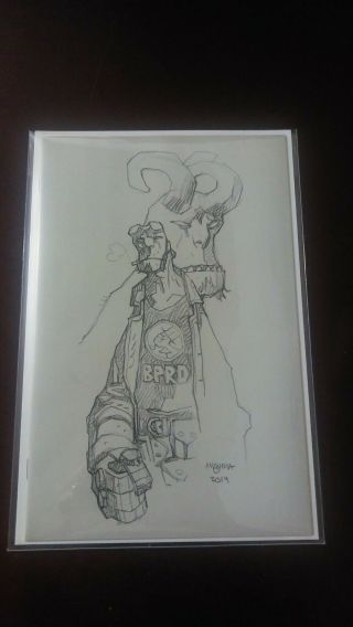 Hellboy And The B.  P.  R.  D.  : 1952 1 1:50 Sketch Variant Ungraded Very Rare