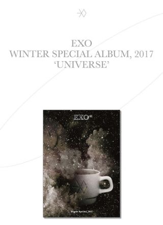 EXO [UNIVERSE] 2017 Winter Special Album CD,  POSTER,  PhotoBook,  Card,  Pre - Order,  GIFT 2