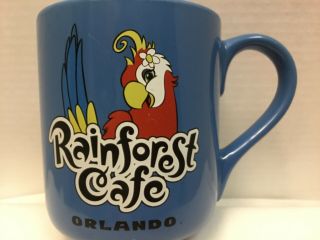 Rainforest Cafe Orlando Female Rio Parrot Mug Passion To Dance Samba 1999 Rare