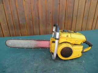 Vintage Mcculloch 440 Chainsaw Chain Saw With 18 " Bar