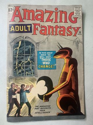 Adult Fantasy 10 Marvel 1962 3.  5