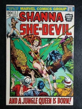 Shanna The She - Devil 1 Steranko Cover 1972 Marvel