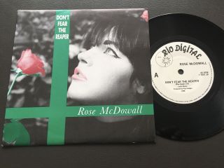 Rose Mcdowall (strawberry Switchblade) Dont Fear The Reaper 7” Rare