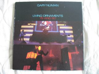 Gary Numan Living Ornaments 79 And 80.  2x Vinyl Album Box Set,  Inserts.  1981.  Ex