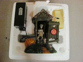 Dept 56 Halloween Haunted Outhouse Village Accessory