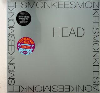 The Monkees Head 1968 Film Soundtrack Lp (2019) Silver Coloured Vinyl Psych