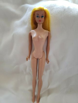 Vintage Barbie Color Magic Doll Lemon Yellow Hair 1964 No Clothes