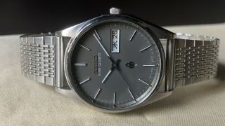 Vintage Seiko Quartz Watch/ King Quartz 4823 - 8110 Ss 1978