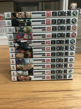 One Punch Man Manga English Volumes 8 - 18