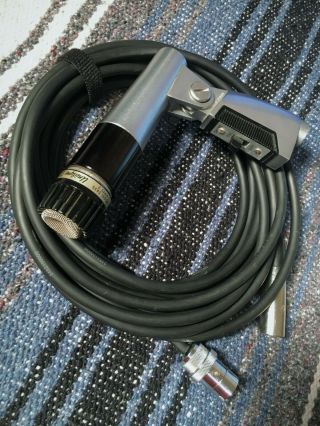 Vintage Shure Unidyne Iii 545s Series 2 Mic W/ 4 Pin Amphenol To 3 Pin Xlr Cable