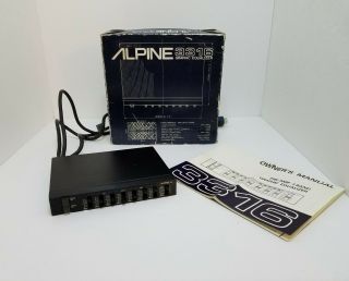 Alpine 3316 7 Band Electronic Graphic Equalizer Vintage
