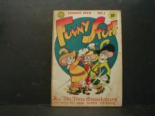 1944 Funny Stuff Comics No.  1 Summer Issue