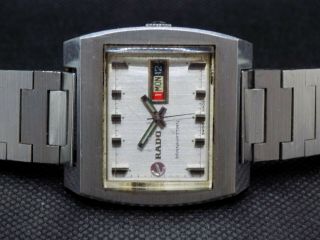 Rado Manhattan Automatic Vintage Swiss Made Watch Day/date,  Stainless Steel