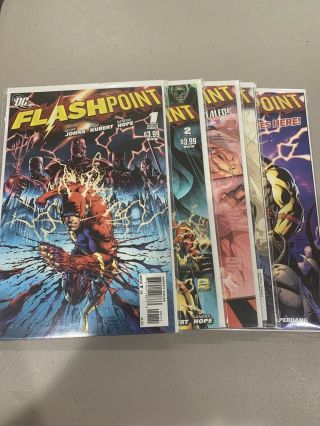 Flashpoint 1 - 5 Complete Set Dc Comics