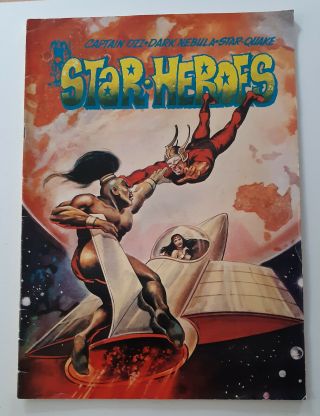 Star Heroes Unique Australian Oversize Comic 1980 Featuring Captain Oz & Others