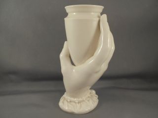 Antique Royal Worcester Porcelain Mrs Hadley ' s Lady Hand Vase 6 1/8 