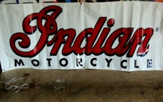 vintage Gliroy California indian motorcycle banner 2