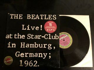 The Beatles - Live At The Star - Club In Hamburg Germany;1962 - Lp Vinyl Record