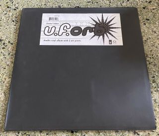 The Orb ‎– U.  F.  Orb [2 Lp] Limited Edition,  Black Pvc Sleeve,  Art Prints