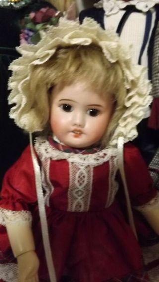 Antique French Doll Sfbj,  Paris;28 Cm.  Bluette.  Vgc.
