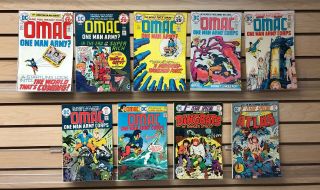 Omac 1 - 7 & 1st Issue Specials By Jack Kirby.  1974.  $160.  00 Value.  Only $24.  95